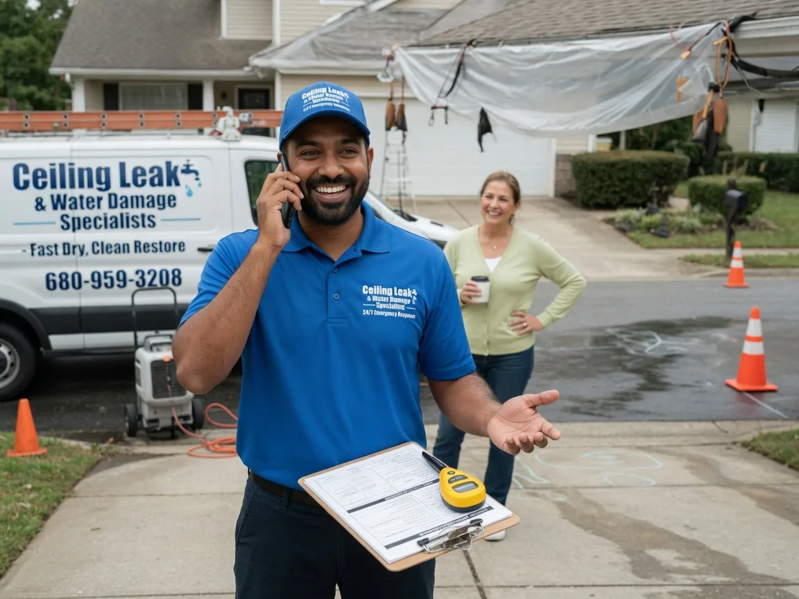 Ceiling Leak Cleanup Ceredo, WV FAQs